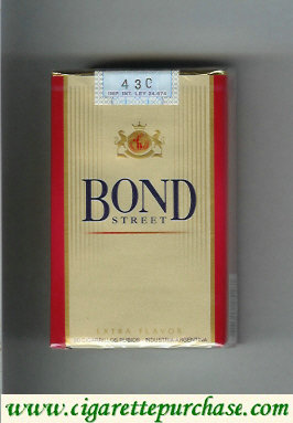 Bond Street cigarettes Extra Flavor Argentina